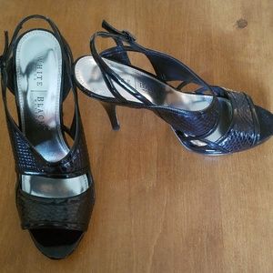 White House Black Market Strappy High Heel Sandal